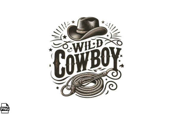 Download Western Wild Cowboy PNG T-shirt Design - Wild Collection