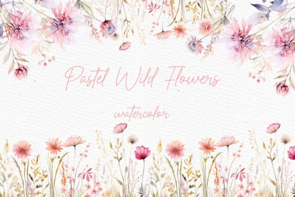 Download Wild Floral Clipart Watercolor Flowers - Wild Collection