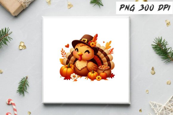 Download Autumn Cute Turkey Clipart - Premium Resources