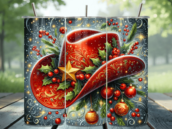 Download Western Cowgirl Hat Christmas Tumbler - Premium Resources