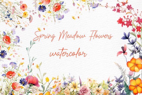Download Wild Floral Clipart Watercolor Flowers - Wild Collection